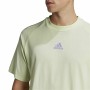 Men’s Short Sleeve T-Shirt Adidas Essentials Brandlove Yellow