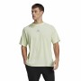 Herren Kurzarm-T-Shirt Adidas Essentials Brandlove Gelb