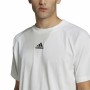 T-shirt med kortärm Herr Adidas Essentials Brandlove Vit