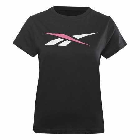 T-shirt med kortärm Dam Reebok Vector Svart