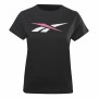 Damen Kurzarm-T-Shirt Reebok Vector Schwarz