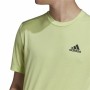 Herren Kurzarm-T-Shirt Adidas Aeroready Designed 2 Move grün