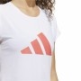 T-shirt à manches courtes femme Adidas Training 3B Blanc