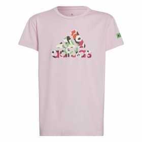 Barn T-shirt med kortärm Adidas x Marimekko Rosa