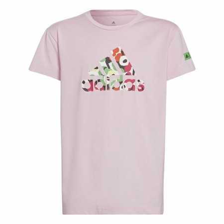 Kurzarm-T-Shirt für Kinder Adidas x Marimekko Rosa