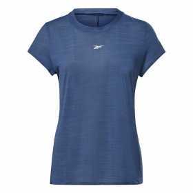 T-shirt à manches courtes femme Reebok Workout Ready Bleu foncé