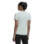 Women’s Short Sleeve T-Shirt Adidas Loungewear Essentials Slim Logo Mint
