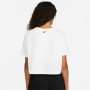 T-shirt med kortärm Dam Nike Sportswear Vit