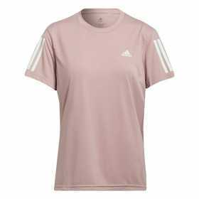 T-shirt med kortärm Dam Adidas Own The Run Rosa