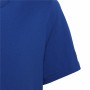 Kurzarm-T-Shirt für Kinder Adidas Big Logo Blau