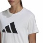 T-shirt med kortärm Dam Adidas Future Icons Vit