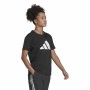 Herren Kurzarm-T-Shirt Adidas Future Icons Schwarz