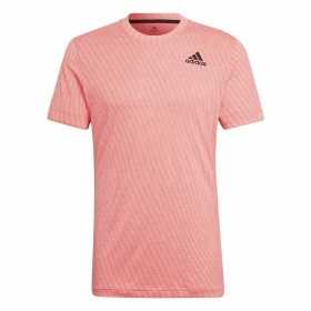 T-shirt med kortärm Herr Adidas Freelift Rosa