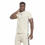 T-shirt à manches courtes homme Reebok Identity Tape Beige