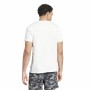 Herren Kurzarm-T-Shirt Reebok Tape Weiß