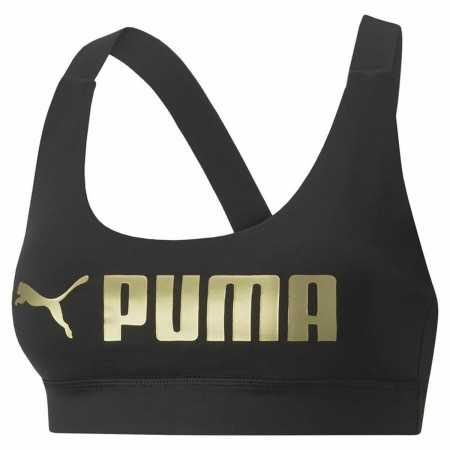 Soutien-gorge de Sport Puma Noir Doré Multicouleur