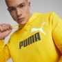 Herren Sweater mit Kapuze Puma Essentials + Two Tone Big Logo Gelb