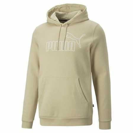 Tröja med huva Herr Puma Beige