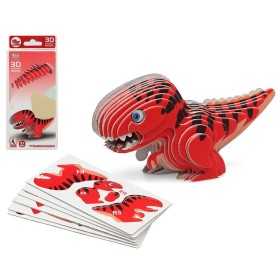 3D-pussel Dino Röd 18 x 8 cm
