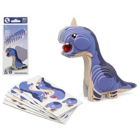 3D Puzzle Dino Blue 18 x 8 cm