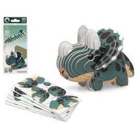 3D Puzzle Dino Green 18 x 8 cm