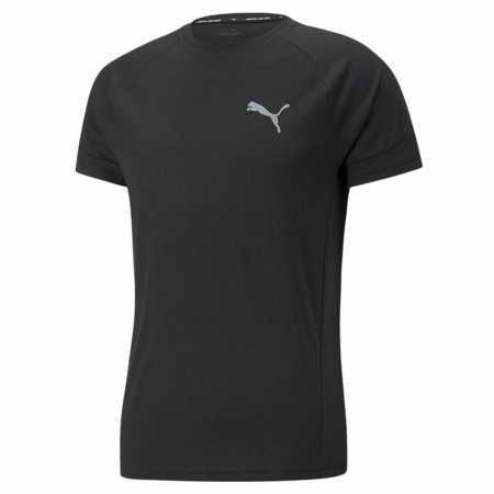 T-shirt med kortärm Herr Puma Evostripe Svart Män