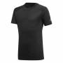 Children's Short Sleeved Football Shirt Adidas Nemeziz Black