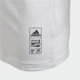 Children’s Short Sleeve T-Shirt Adidas Sportswear Iron Man Graphic White