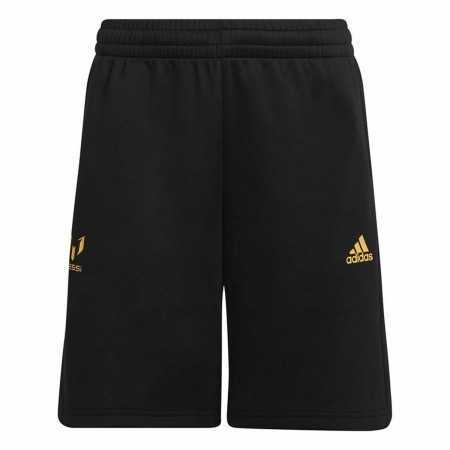 Trainingshose für Kinder Adidas Messi Schwarz