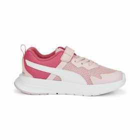 Sportskor för barn Puma Evolve Run Mesh Rosa Vit