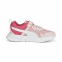 Kinder Sportschuhe Puma Evolve Run Mesh Rosa Weiß