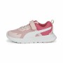 Sportskor för barn Puma Evolve Run Mesh Rosa Vit