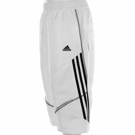 Children's Tracksuit Bottoms Adidas Sportswear White