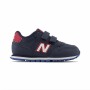 Jungen Sneaker New Balance 500 HookLoop Dunkelblau