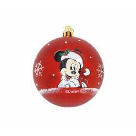 Weihnachtsbaumkugel Mickey Mouse Happy smiles 10 Stück Rot Kunststoff (Ø 6 cm)