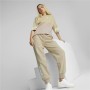 Adult's Tracksuit Bottoms Puma Colorblock Beige Lady