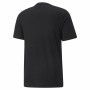 Herren Kurzarm-T-Shirt Puma Essentials Elevated Schwarz