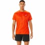 T-shirt med kortärm Herr Asics Core All Over Print Orange