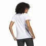 T-shirt à manches longues femme Adidas Print Graphic Blanc