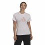 Damen Kurzarm-T-Shirt Adidas Future Icons Winners 3.0 Rosa
