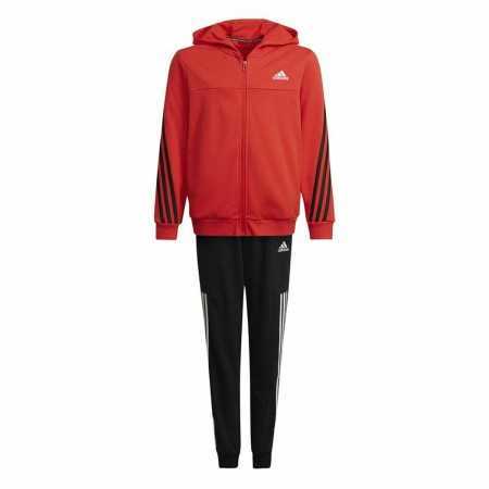 Kinder-Trainingsanzug Adidas Three Stripes Rot