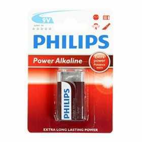 Pile Alcaline Philips Batería 6LR61P1B/10 9V 6LR61 9 V