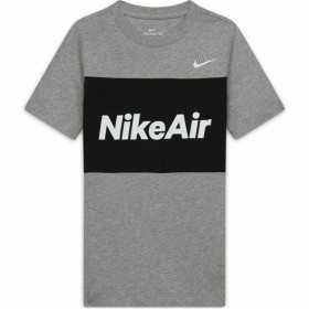 T-shirt med kortärm Barn Nike Air Grå