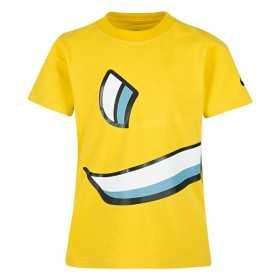 T-shirt med kortärm Nike Swoosh Knockou Gul