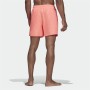 Herren Badehose Adidas Solid Koralle