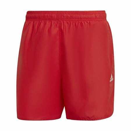 Herren Badehose Adidas Solid Rot