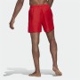Maillot de bain homme Adidas Solid Rouge