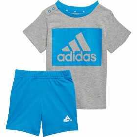 Träningskläder, Barn Adidas Essentials Blå Grå
