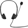 Casques avec Microphone HP Wired Noir