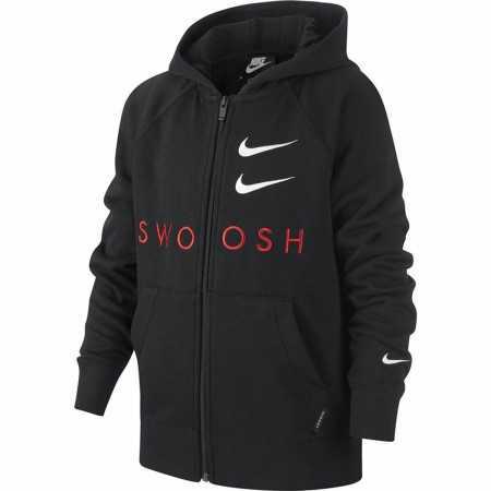 Veste de Sport pour Enfants Nike Swoosh Noir